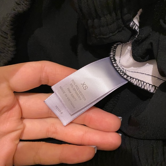 2 pairs work tuxedo pants banana republic grey black ankle sloan bisou white - Picture 9 of 12